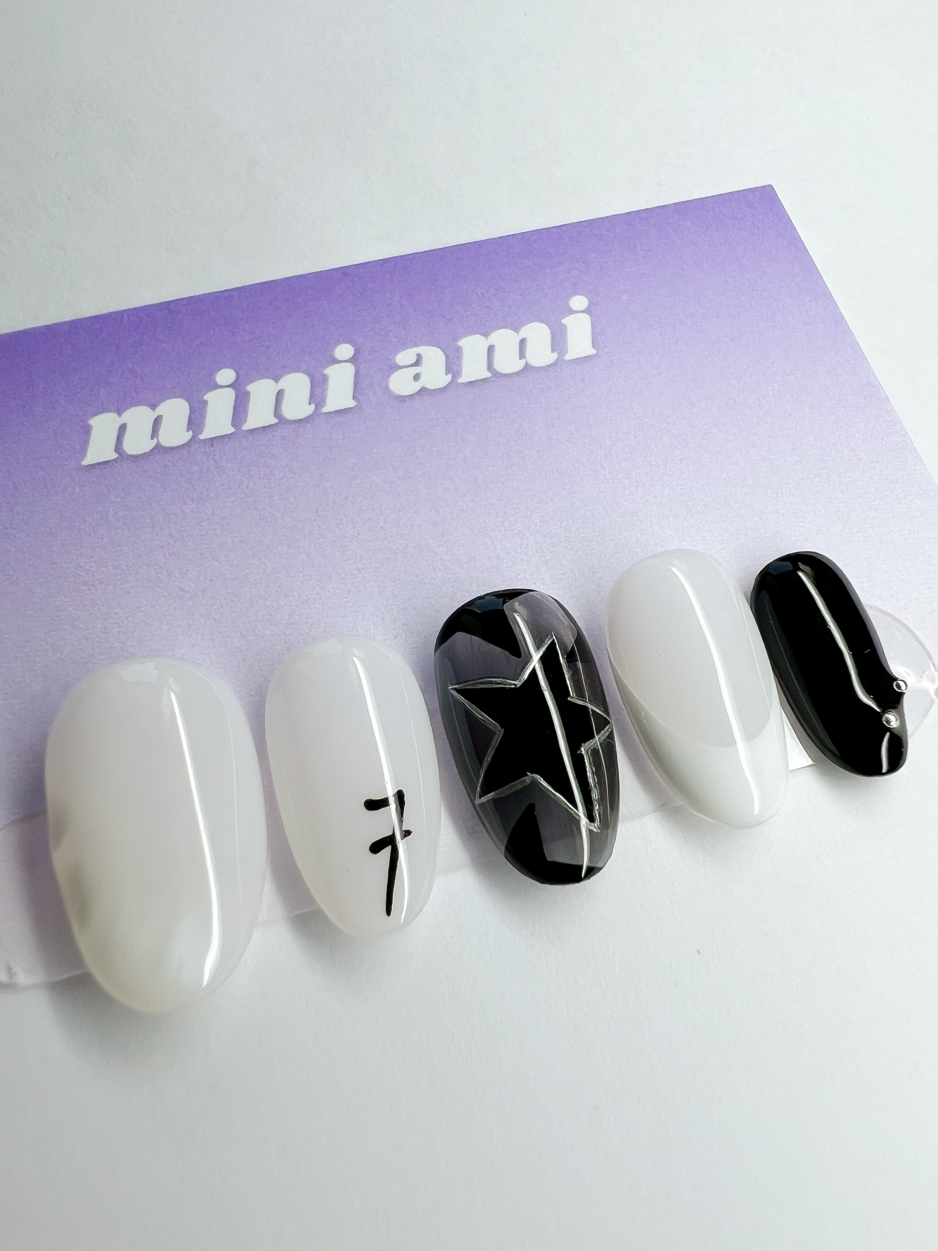 100% gel and 100% hand painted, Mini Ami nails are as strong as