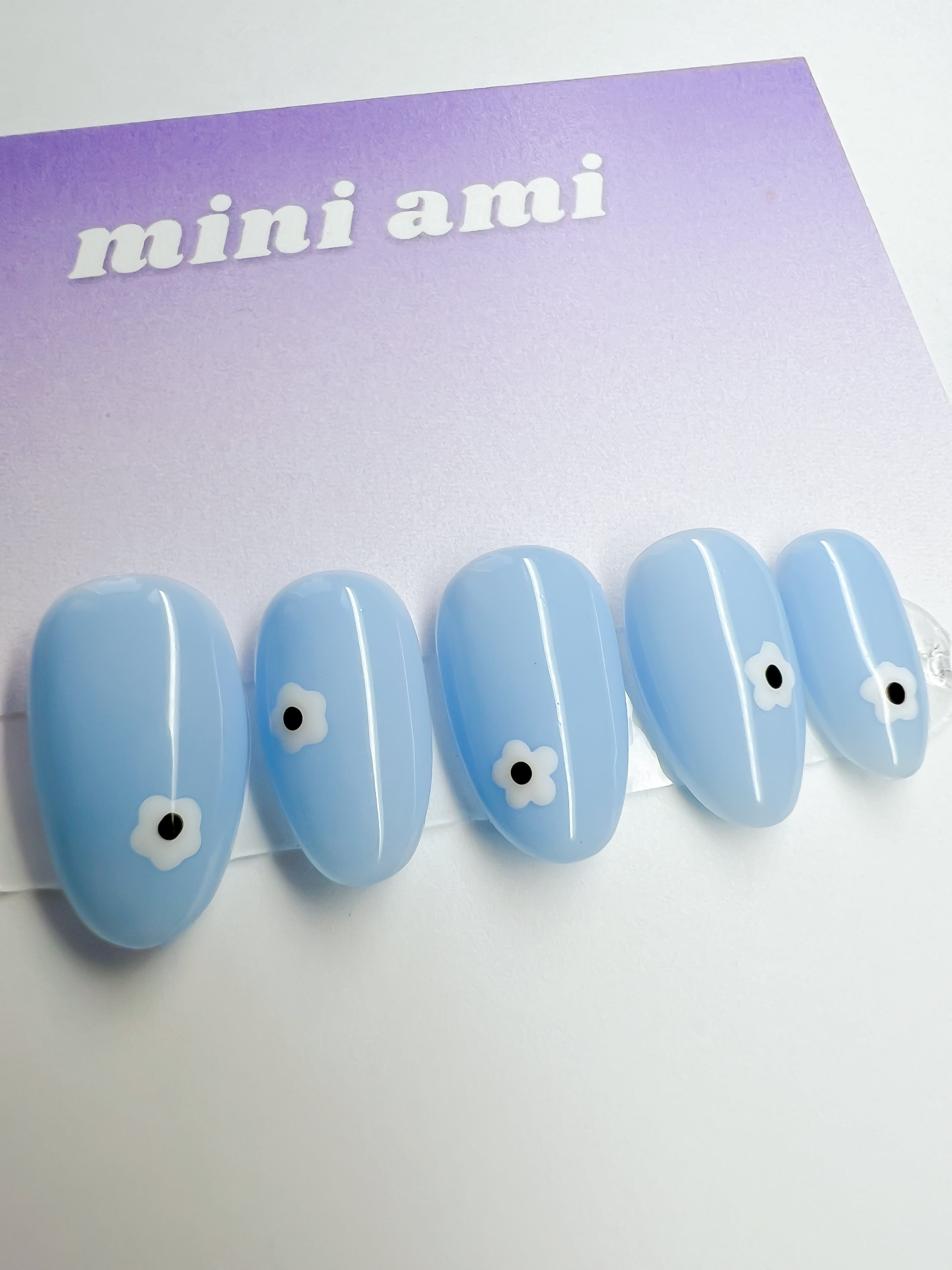 100% gel and 100% hand painted, Mini Ami nails are as strong as